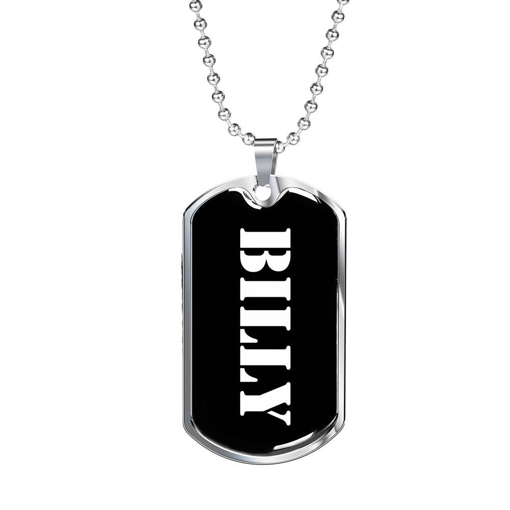 Billy v2 - Luxury Dog Tag Necklace