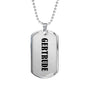 Gertrude v01 - Luxury Dog Tag Necklace