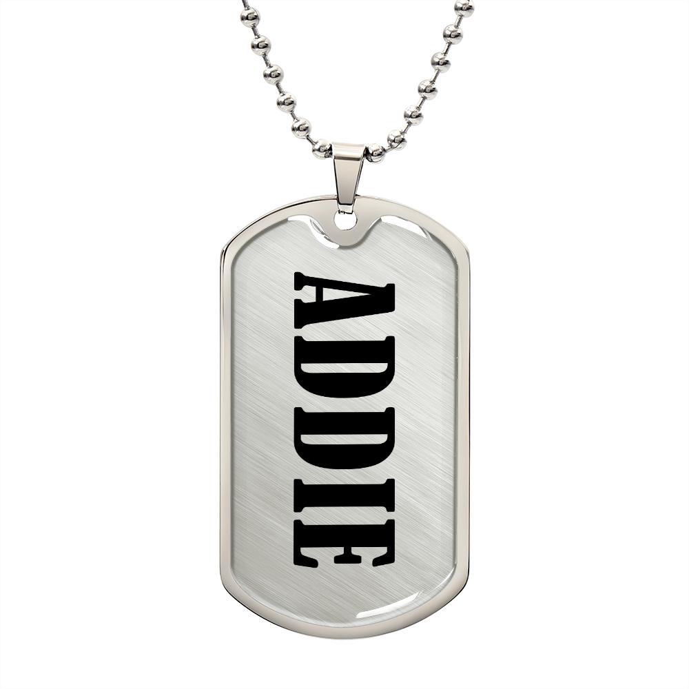 Addie v01 - Luxury Dog Tag Necklace