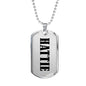 Hattie v01 - Luxury Dog Tag Necklace