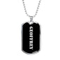 Geoffrey v2 - Luxury Dog Tag Necklace