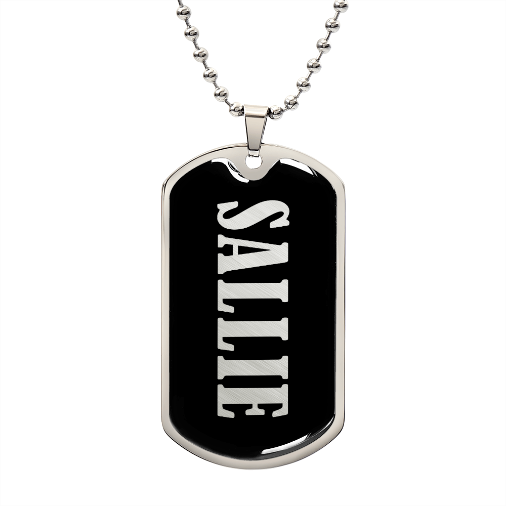 Sallie v02 - Luxury Dog Tag Necklace