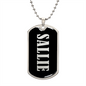 Sallie v02 - Luxury Dog Tag Necklace