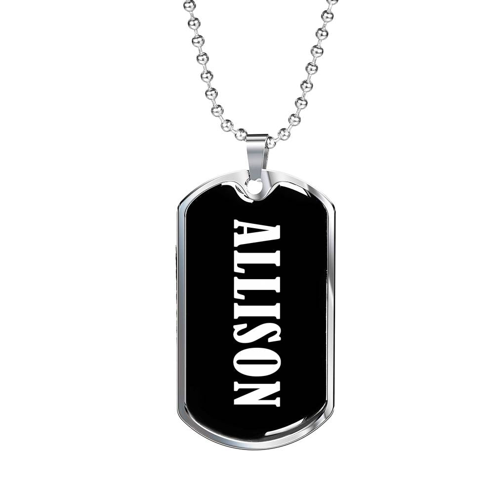 Allison v02 - Luxury Dog Tag Necklace
