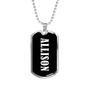 Allison v02 - Luxury Dog Tag Necklace