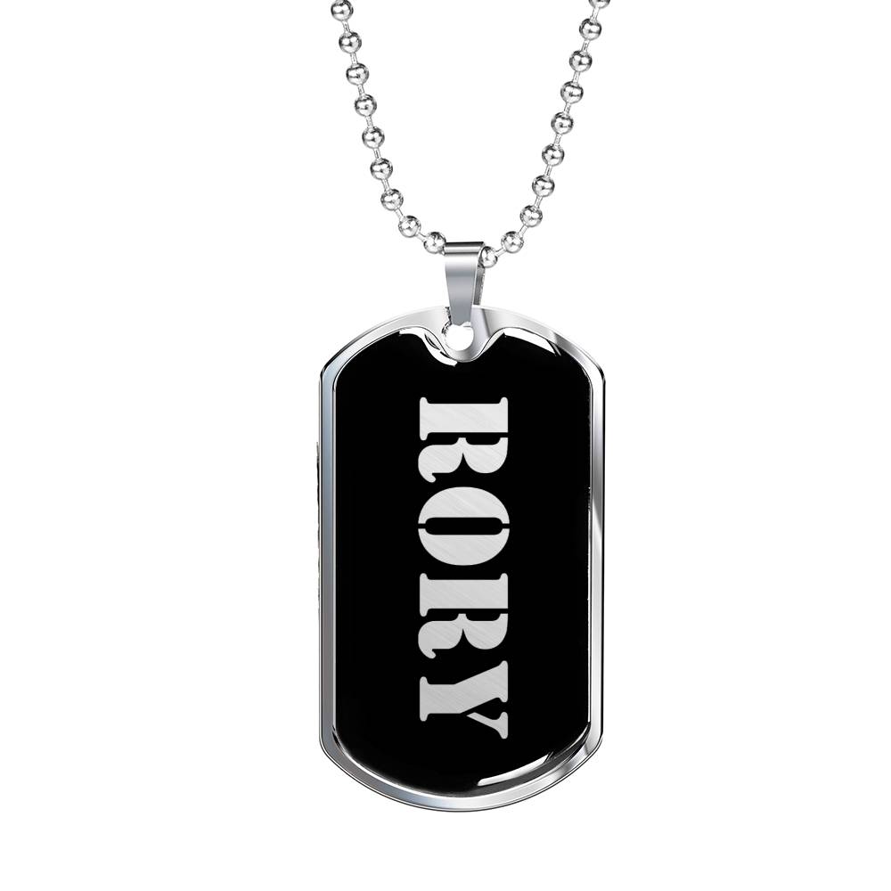 Rory v3 - Luxury Dog Tag Necklace