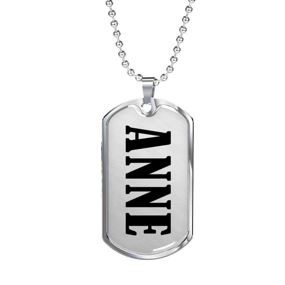 Anne v01 - Luxury Dog Tag Necklace