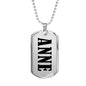 Anne v01 - Luxury Dog Tag Necklace