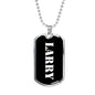 Larry v2 - Luxury Dog Tag Necklace