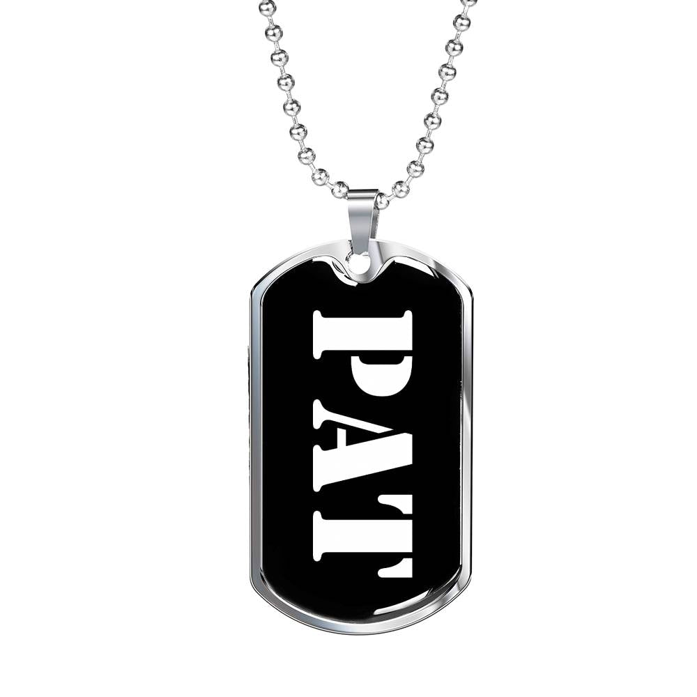 Pat v2 - Luxury Dog Tag Necklace
