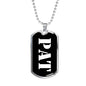 Pat v2 - Luxury Dog Tag Necklace