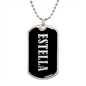 Estella v02 - Luxury Dog Tag Necklace