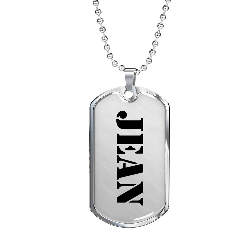 Jean - Luxury Dog Tag Necklace