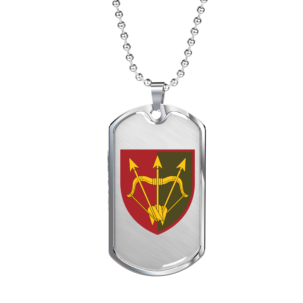 1129th Air Defence Missile Regiment (Ukraine) - Luxury Dog Tag Necklace
