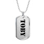 Toby - Luxury Dog Tag Necklace