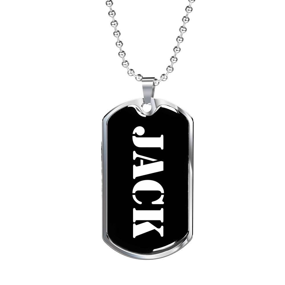Jack v2 - Luxury Dog Tag Necklace