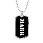 Mark v2 - Luxury Dog Tag Necklace