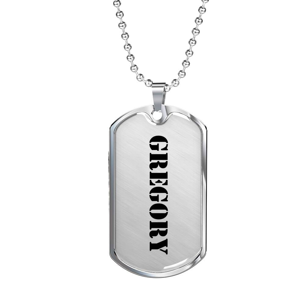 Gregory - Luxury Dog Tag Necklace