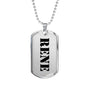 Rene - Luxury Dog Tag Necklace