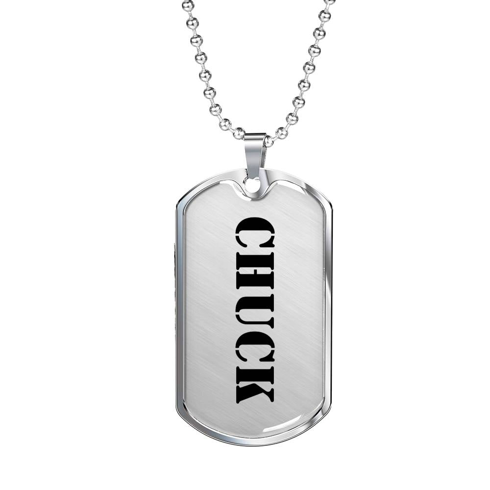 Chuck - Luxury Dog Tag Necklace