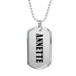 Annette v01 - Luxury Dog Tag Necklace