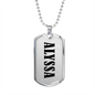 Alyssa v01 - Luxury Dog Tag Necklace
