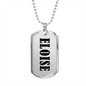 Eloise v01 - Luxury Dog Tag Necklace