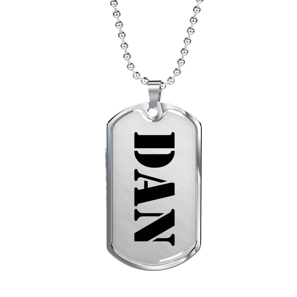 Dan - Luxury Dog Tag Necklace