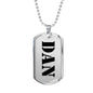 Dan - Luxury Dog Tag Necklace