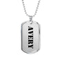 Avery - Luxury Dog Tag Necklace