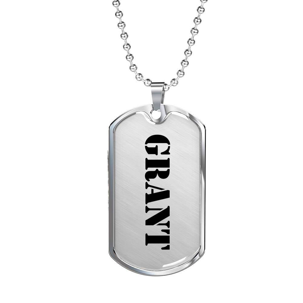 Grant - Luxury Dog Tag Necklace