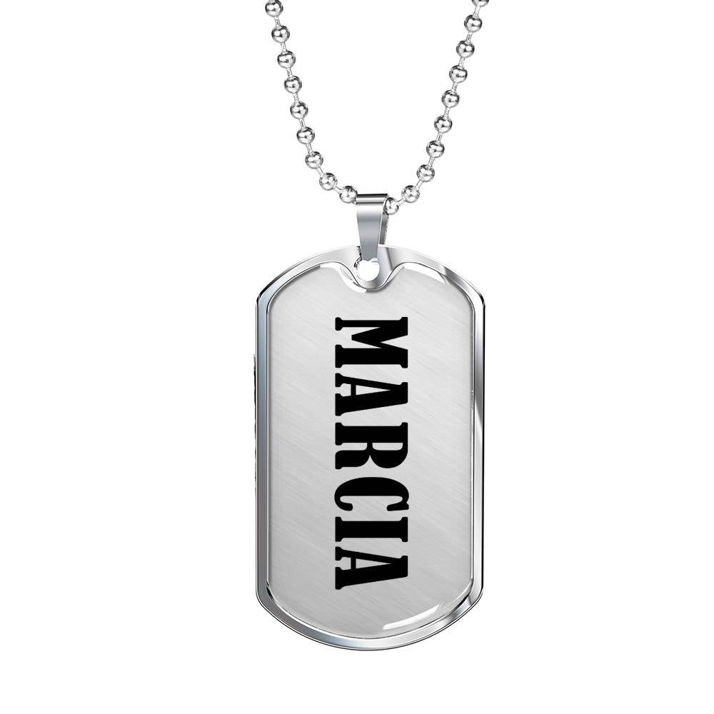 Marcia v01 - Luxury Dog Tag Necklace