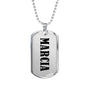 Marcia v01 - Luxury Dog Tag Necklace