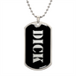 Dick v2 - Luxury Dog Tag Necklace