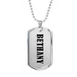 Bethany v01 - Luxury Dog Tag Necklace
