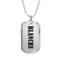Blanche v01 - Luxury Dog Tag Necklace