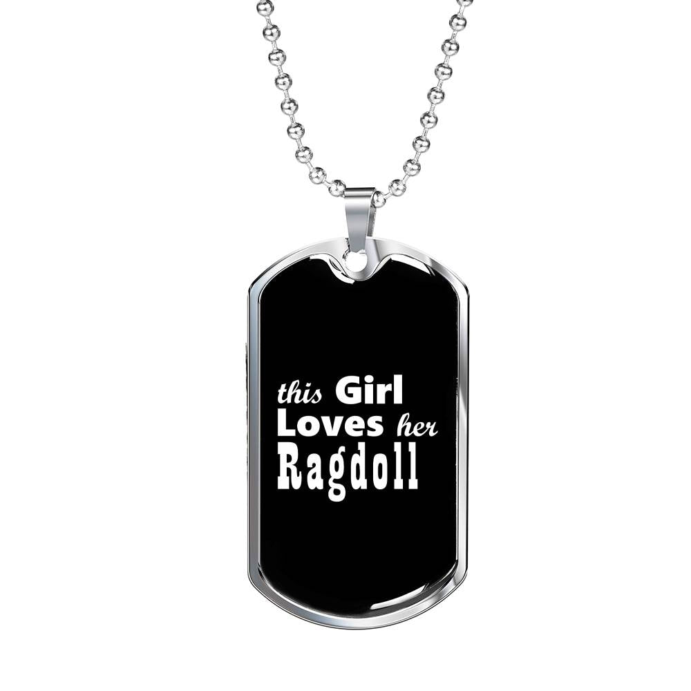 Ragdoll v2 - Luxury Dog Tag Necklace