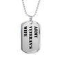 Army Veteran's Wife - Luxury Dog Tag Necklace