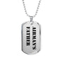 Airman's Father - Luxury Dog Tag Necklace