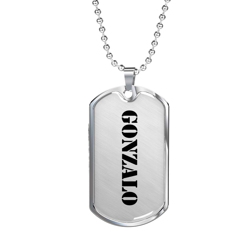 Gonzalo - Luxury Dog Tag Necklace