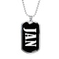 Jan v02 - Luxury Dog Tag Necklace