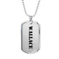 Wallace - Luxury Dog Tag Necklace