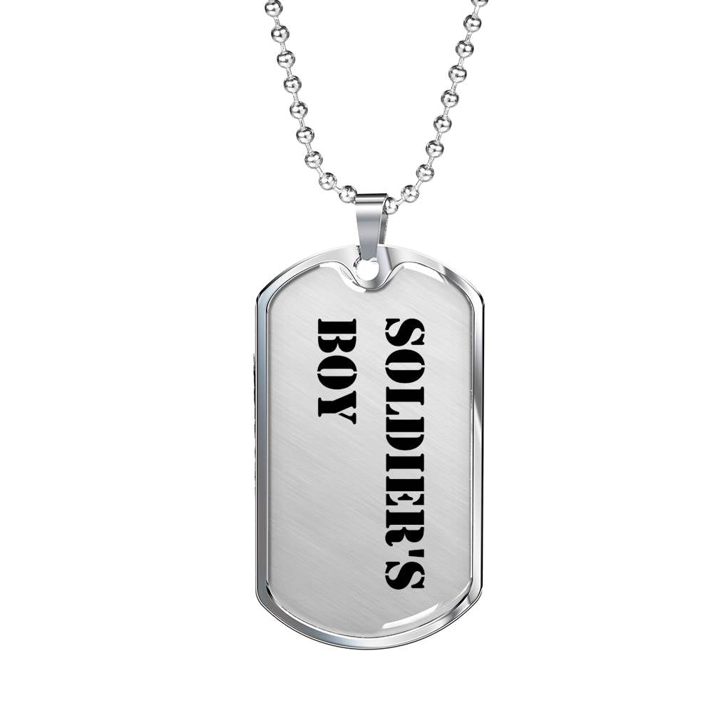 Soldier's Boy - Luxury Dog Tag Necklace