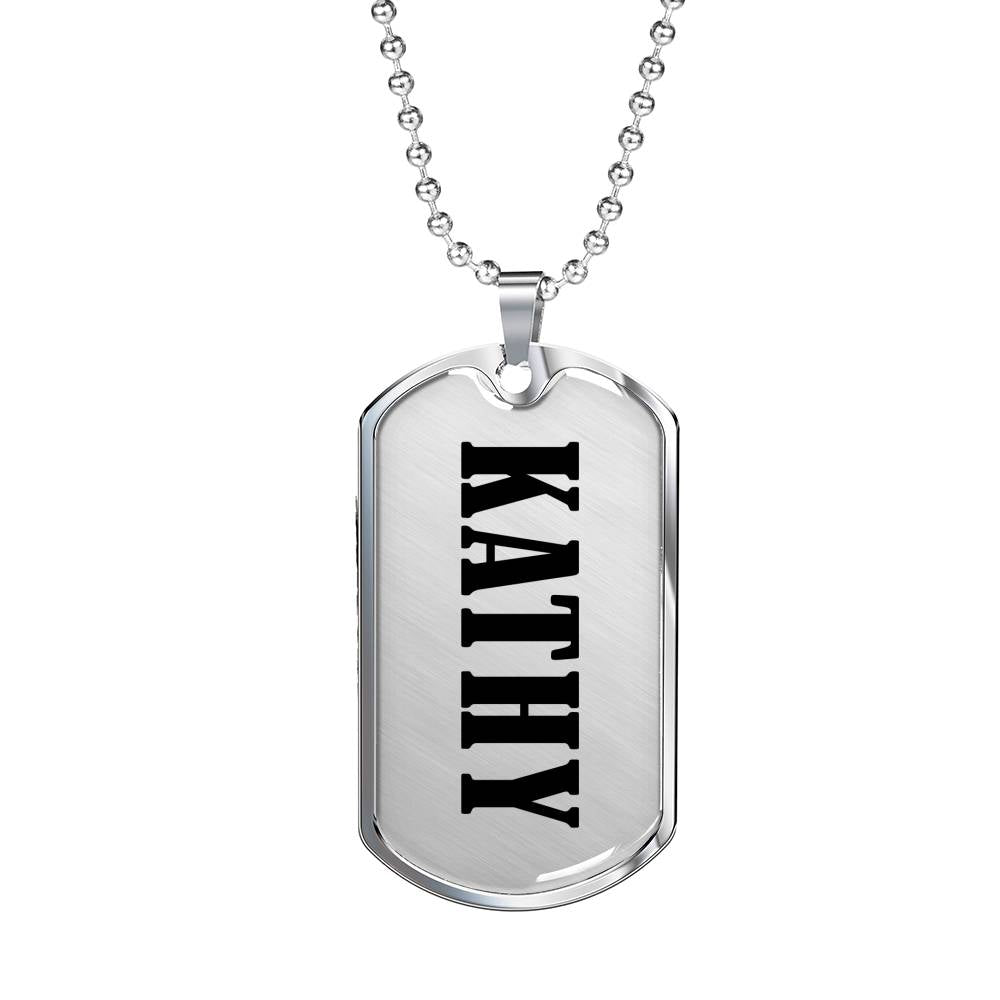 Kathy v01 - Luxury Dog Tag Necklace