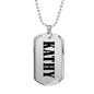 Kathy v01 - Luxury Dog Tag Necklace