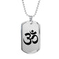 Om Symbol - Luxury Dog Tag Necklace