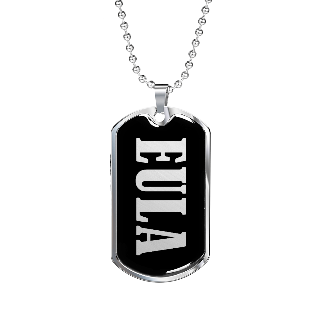 Eula v02 - Luxury Dog Tag Necklace
