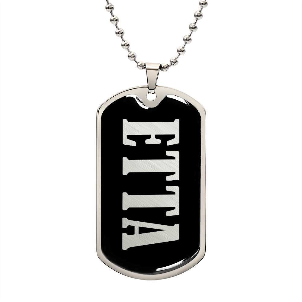 Etta v02 - Luxury Dog Tag Necklace