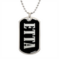 Etta v02 - Luxury Dog Tag Necklace