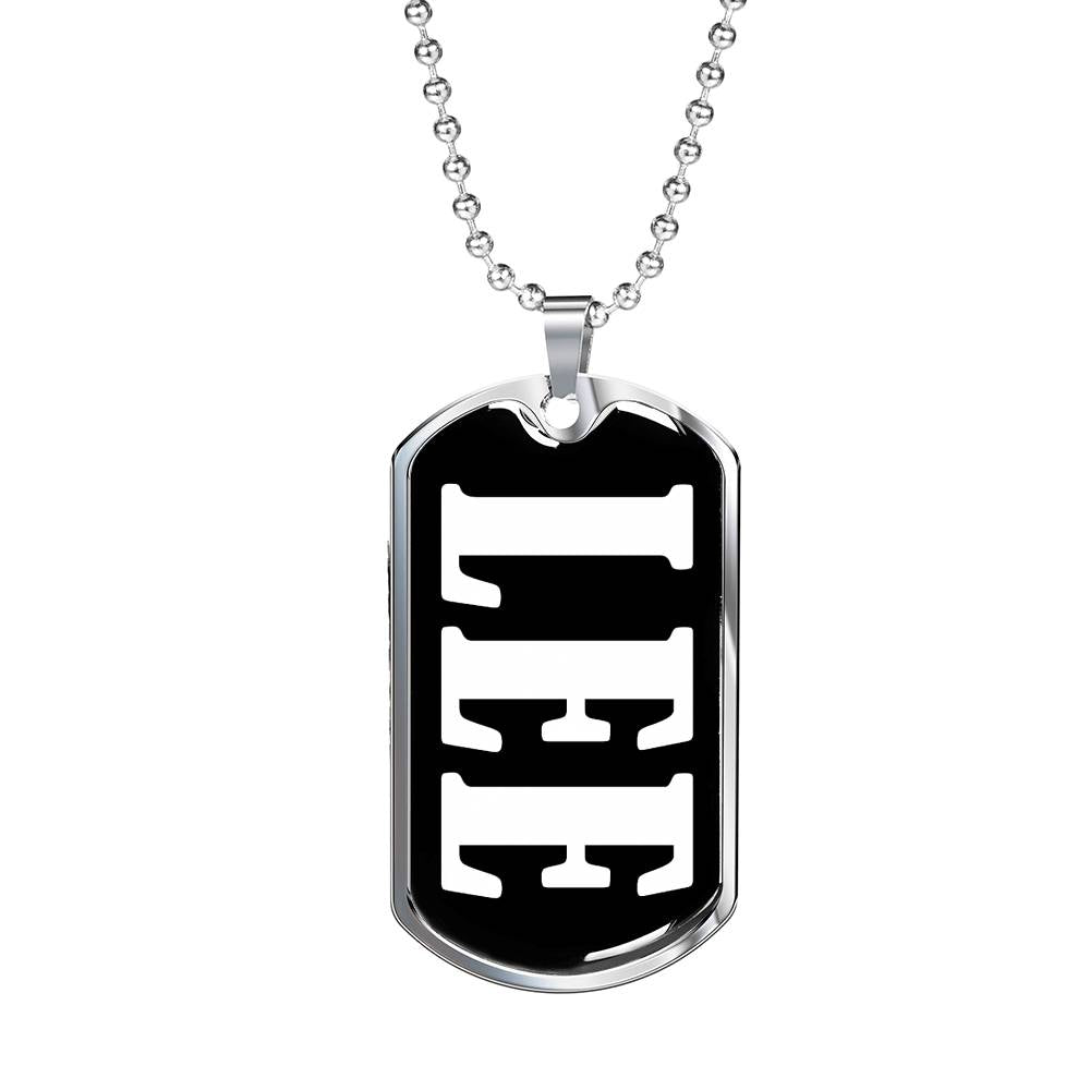 Lee v02 - Luxury Dog Tag Necklace
